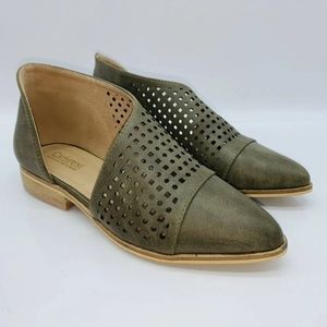 Catherine Malandrino Green Flats